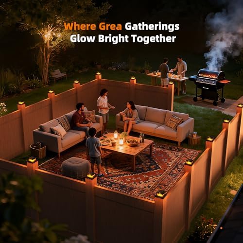 Solar Post Cap Lights, Black, 4x4/5x5, 18-Pack - Image 7