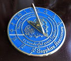 45th Anniversary Sundial Wedding Memorial Gift for Love Ones 8 inches Home and Garden Decor - Image 3