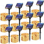 btfarm 12 Pack Solar String Lights Outdoor, Total 396FT 960LED Fairy Lights by btfarmdecorativelighting