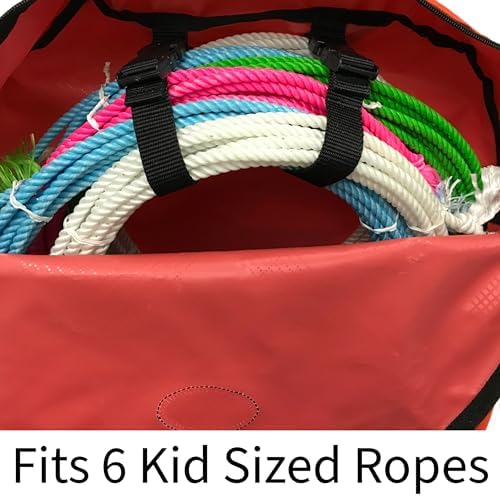 Horse and Calf Roping 3 Ropes Carry Bag Custom Designed with Reflective and Overlay Trims by Tahoe Tack - Image 4