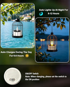 12 Pcs Solar Tea Lights Outdoor Waterproof LED Little Solar Votive Candles - Image 3