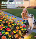 TEDOF 4 Pack 24 LED Solar Mushroom Lights for Outside Outdoor Decor - Image 4
