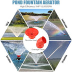 Goldlife Pond Fountain Aerator F1 1HP 750W 15000GPH Floating Fountains Pump - Image 3