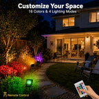 T-SUN 5 Pack 10W Christmas Led Mini Flood Light Outdoor with Color Changing - Image 2