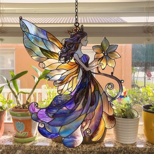 Cute Fairy Acrylic Suncatcher - Image 4