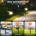 LEREKAM Solar Spot Lights Outdoor Landscape Light, 40 LEDs Solar Landscape Spotlights Outdoor Waterproof Auto On/Off Garden Lights, Outdoor Solar Lights for Yard Palm Tree Driveway Patio Pool - Image 2