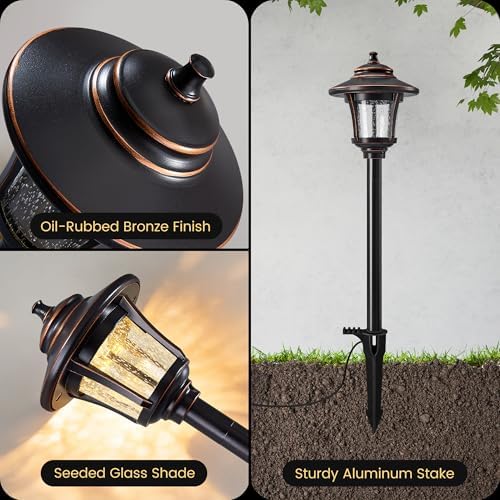 SURAIELEC Low Voltage Landscape Light with Connectors, 4 Pack, ETL Listed - Image 4