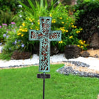 Solar Cross Garden Stake Lights 38inch Outdoor Waterproof Memorial - Image 7