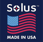 Solus Nautical Outdoor Post Top Light – Bollard Fixture for 3" Pole with LED Bulb, Black or White Finish, Non-Corrosive, Made in USA (Black, Cool White (4000K), 2 Pack) - Image 5