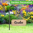 24 Pack 15 Inch Shepherds Hooks Outdoor Metal Garden Hook for Hanging Plant - Image 4