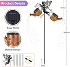 HELESIN Solar Watering Can Lights Outdoor,Fairy Stake with 2 Cans - Image 5