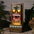 Sunlinua 30H Tiki Outdoor Water Fountain with Soothing Water Sounds - Image 2