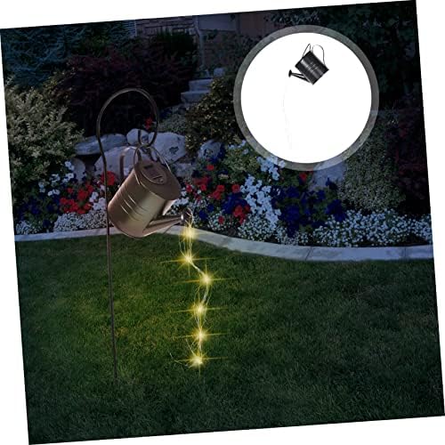 Solar Garden Lights with Watering Can Design Outdoor LED Decorative Lanterns Solar Powered for Patios and Gardens 1-Pack - Image 7
