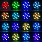 RGB Submersible Led Lights Battery Operated Underwater Spot Lights with Remote Outdoor Vase Bowl Pond Garden Party Decoration(1 Controller 9 Lamp) - Image 4