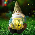 Solar Garden Gnome Statue, Outdoor Lights Decoration Gift for Women Mom Dad by Vcdsoy