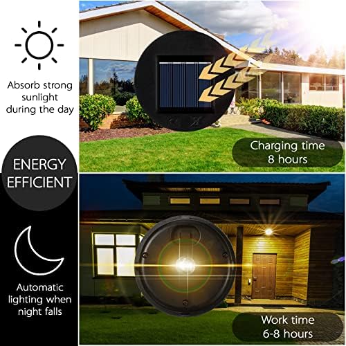 Jeyiour 12 Pack Solar Light Replacement Tops Waterproof LED Panel, 3.15 in - Image 2