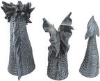 Design Toscano The Dragon of Falkenberg Castle Moat Lawn Garden Statue, 28 Inch Long, 14 Inch Tall, Cast Stone Resin, Gray Stone Finish - Image 5