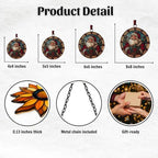 Santa Giving Presents Acrylic Suncatcher - Image 2