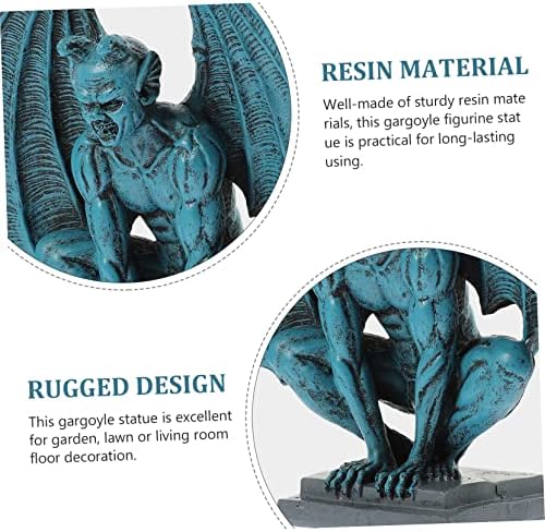 Gothic Resin Statue with Wings Unique Garden Decor for Lawn and Home Multipurpose Demon Figurine for Outdoor and Indoor Display Holidays and Special Occasions - Image 5