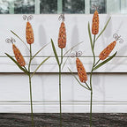 E-view Metal Corn Garden Stakes Outdoor Decor Metal Yard Art Lawn Harvest Thanksgiving Decoration Yard Décor 2 Corn - Image 5