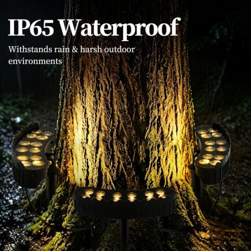 Tree Lights Outdoor,IP65 Waterproof Palm Tree Lights,DC12V,4 Pack - Image 5