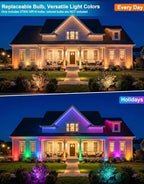 Solid Brass Outdoor Landscape Spotlights with 5W 2700K MR16 Bulb,6 Pack - Image 7
