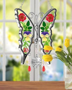 KY&BOSAM Butterfly Suncatcher Stained Glass for Windows Hangins - Image 2