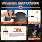 7-Color Light Changing Sun Solar Lights for Outside, Solar Lights - Image 4