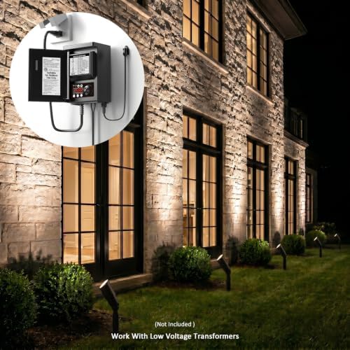 GOODSMANN RGBW Low Voltage LED Spotlights 4PK Color Changing Landscape Lights 12V-15V 12W 650 Lumen Outdoor Spot Lights 9 Lighting Modes Aluminum Flood Lights with Connectors and Metal Spike Stakes - Image 5