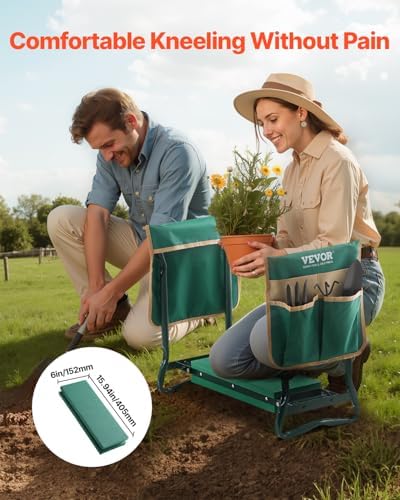 VEVOR Garden Kneeler and Seat Heavy Duty, Kneeling Bench for Gardening - Image 4