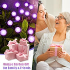NBQQ Solar Lights Outdoor 4 Pack of 24 LEDs Swaying Firefly Garden Decor - Image 4