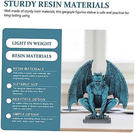 Resin Gargoyle Statue Halloween Gothic for Garden and Living Room Decor - Image 3