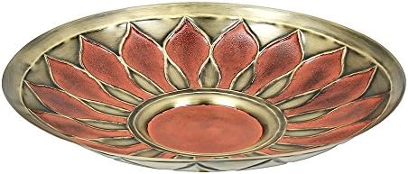 Achla Designs African Daisy Birdbath Bowl, Red by ACHLADesignsHomeGarden