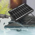 6W Solar Water Pump With 9V Panel, 12V Submersible Pump for Fountain Pond Fish Tank and Rockery, 240L/H Circulation System with Filter and 2m Hose for Outdoor Garden Use(Without switch) - Image 5