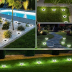 INCX 16Pack Solar Ground Lights Outdoor, 8 LED, IP65 Waterproof, Cold White - Image 5