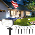 JEJOT Solar Spotlights Outdoor Waterproof with Focus Beam, 8 Pack by JEJOT