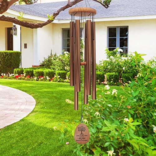 Suntimber Large Wind Chimes for Outside Deep Tone (Bronze, 42") by Suntimber