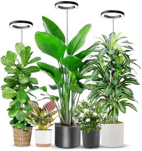 Aokrean 6.3in Grow Light, Full Spectrum Plant Light for Indoor Plants 5V/3A by Aokrean