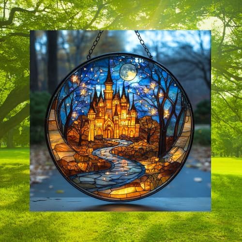 Magic Castle Dracula Mansion Acrylic Suncatcher - Image 3