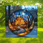 Magic Castle Dracula Mansion Acrylic Suncatcher - Image 3