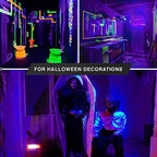 4 Pack BlueX LED PAR20 Flood Purple Light Bulb - 8W (65Watt Equivalent) - Dimmable - E26 Base Purple LED Lights, Party Decoration, Porch, Home Lighting, Holiday Lighting, Flood Lights - Image 4