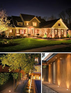 SUNVIE 6-Pack 12W 3000K LED Low Voltage Landscape Well Lights, Grated Top - Image 6