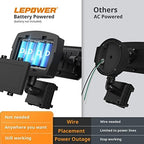LEPOWER 1500LM Battery Powered Outdoor LED Flood Light with Motion Sensor - Image 6