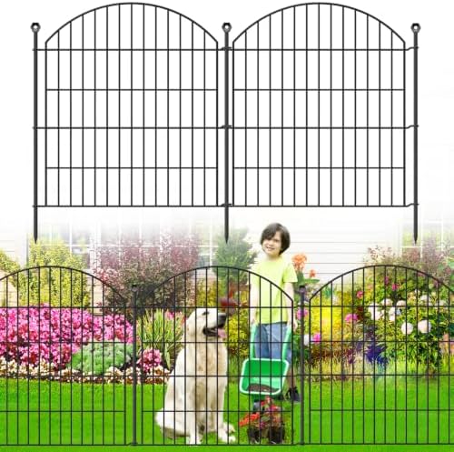 Decorative Garden Fence, 32in (H) x 24ft(L) No Dig Fence by Thrivinest