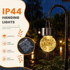 GIGALUMI Solar Lights Outdoor Hanging Lantern Garden Decor for Outside 12Pc - Image 4