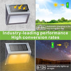 XLUX Warm White Solar Lights for Deck Step Fence Post, SST Housing, 6 Pack - Image 5