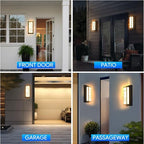 Energetic 5CCT Porch Lights Outdoor 13 in Exterior Low Profile Wall Sconce - Image 6