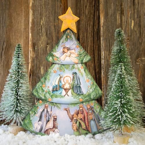 The Round Top Collection - Nativity Tree - Metal - Image 2