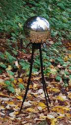 Echo Valley 8102 10-Inch Glass Gazing Globe, Silver - Image 5