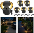 Gardenreet Brass Well Light, 12V Low Voltage, 2-Way Turret Top, 6 Pack by Gardenreet